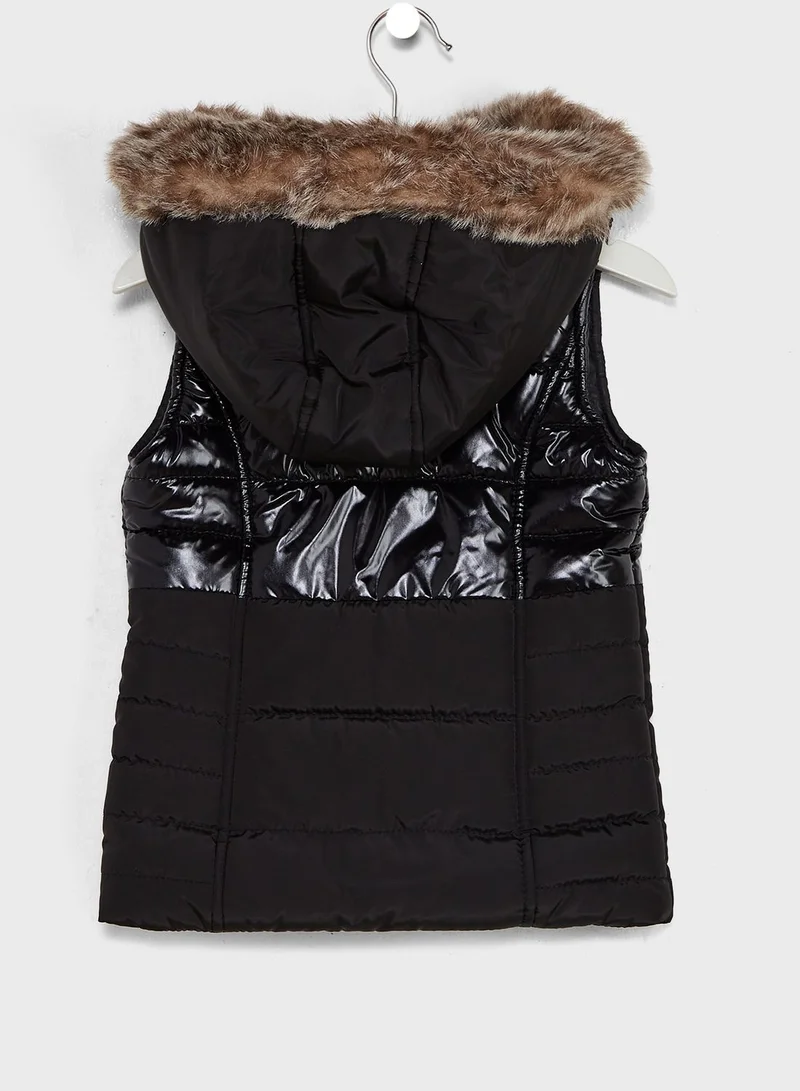 RIVER ISLAND Kids High Shine Gilet