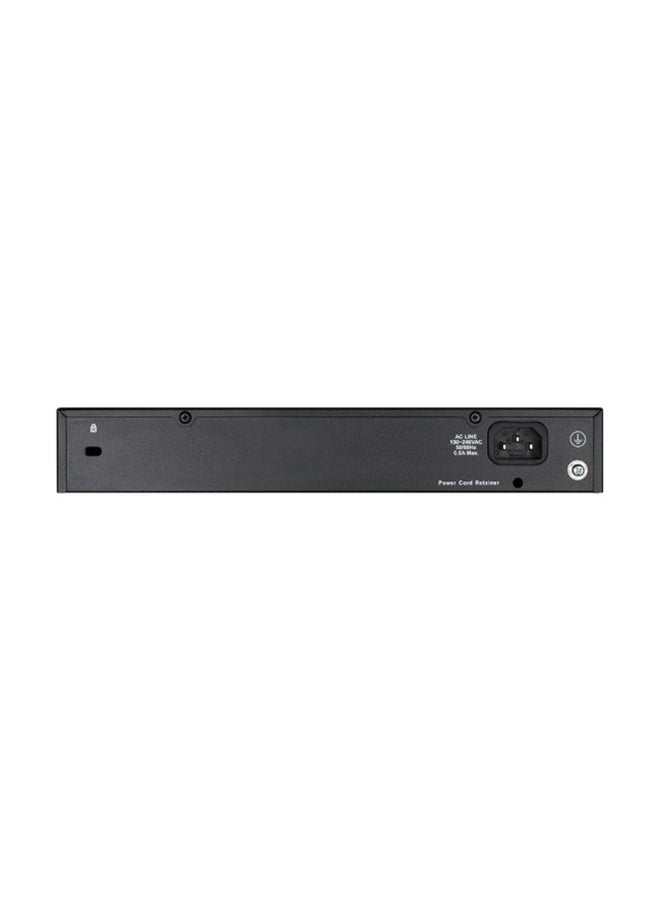 D-Link 24-Port Fast Ethernet Unmanaged Desktop Switch Black - Image 3