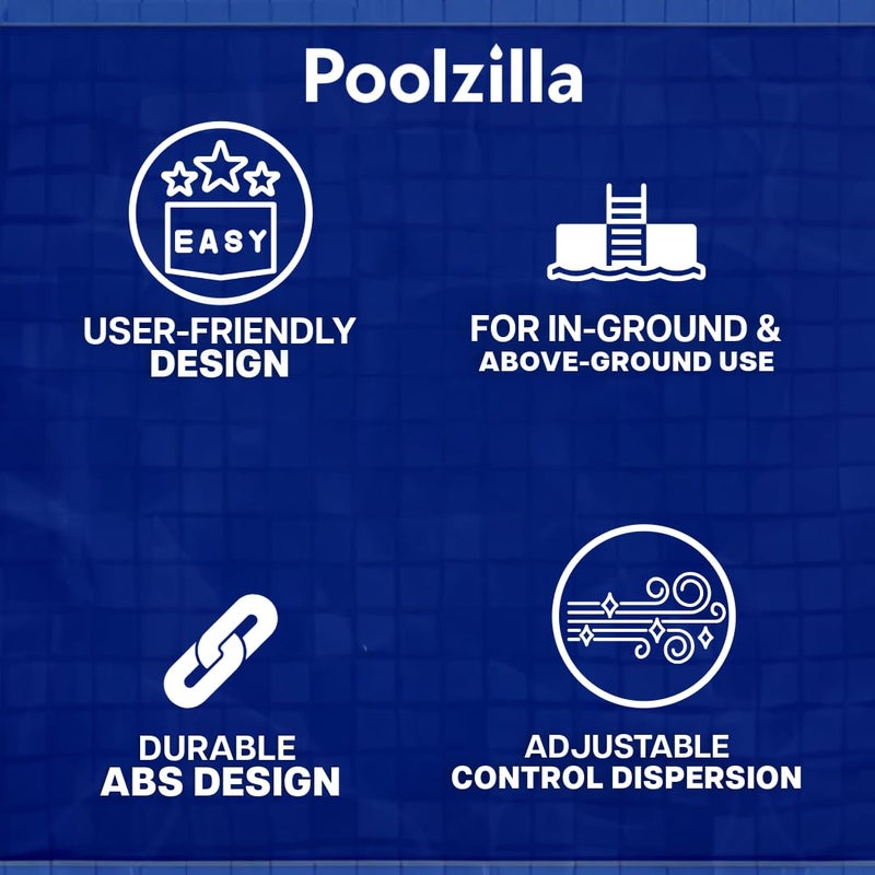 Poolzilla Deluxe Chlorine Feeder, (1 Pack) Adjustable Collar Design for Optimal Dispersion, Can Hold Chlorine Tablets up to 3â€ - Image 5