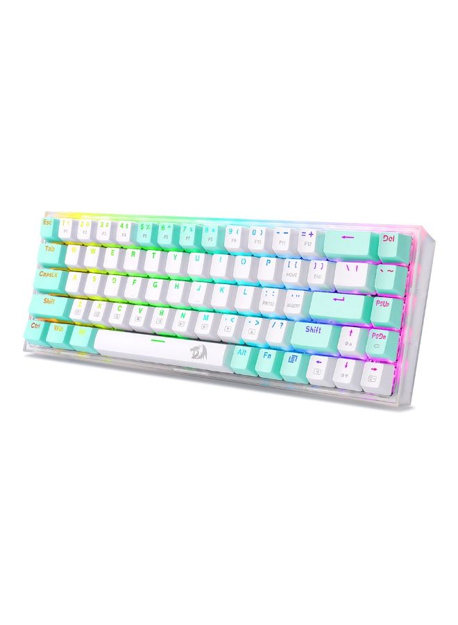 REDRAGON K631 CASTOR 68 Key ,  65% Mechanical Gaming Keyboard RGB Backlighting, Detachable USB-C Cable, Compatible with Multiple Switch Types, Software Support for Windows, Hot-Swappable , Blue Switches - Image 5