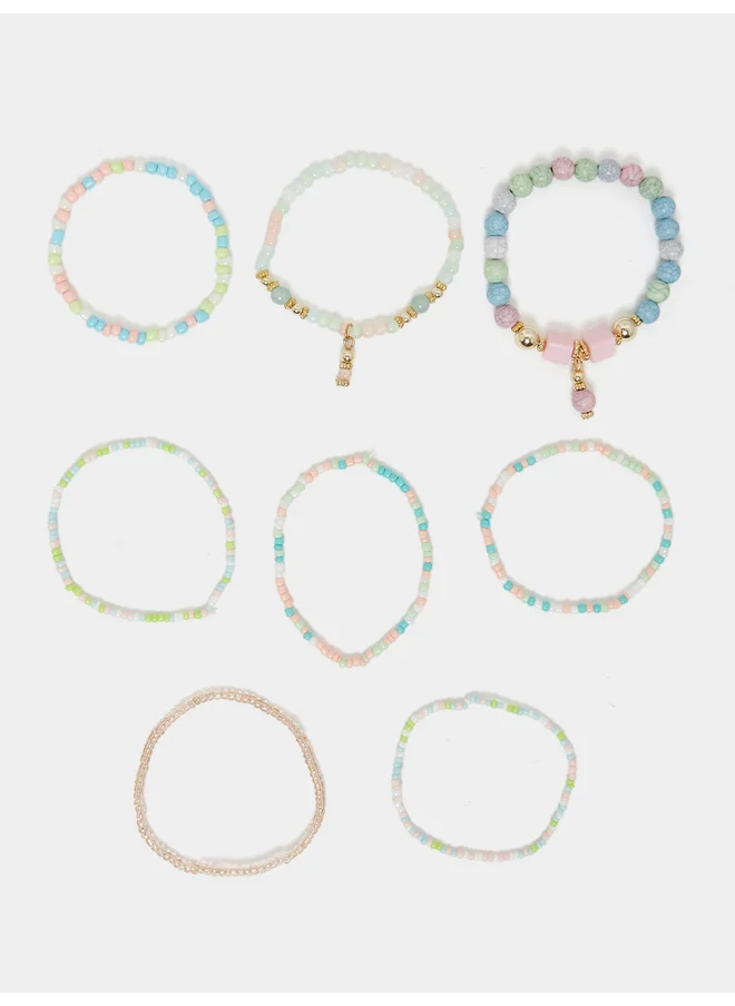 ستايلي Styli Pack Of 7 Beaded Bracelets