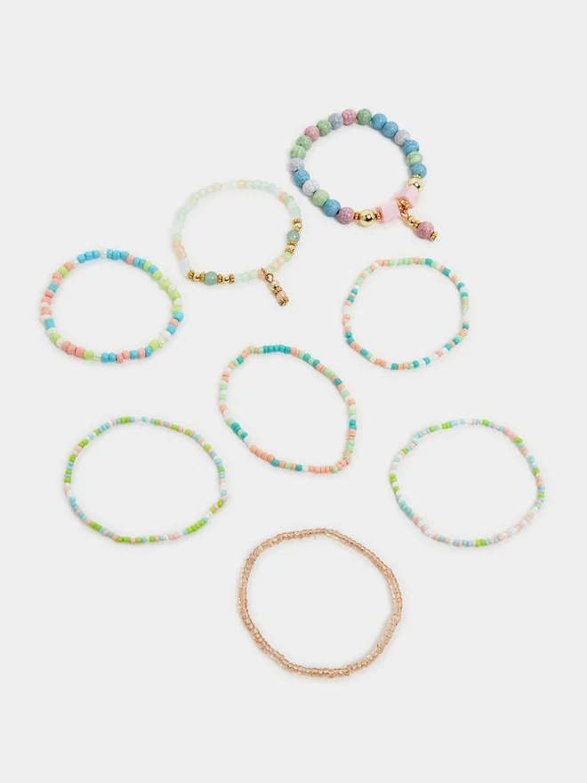Styli Styli Pack Of 7 Beaded Bracelets