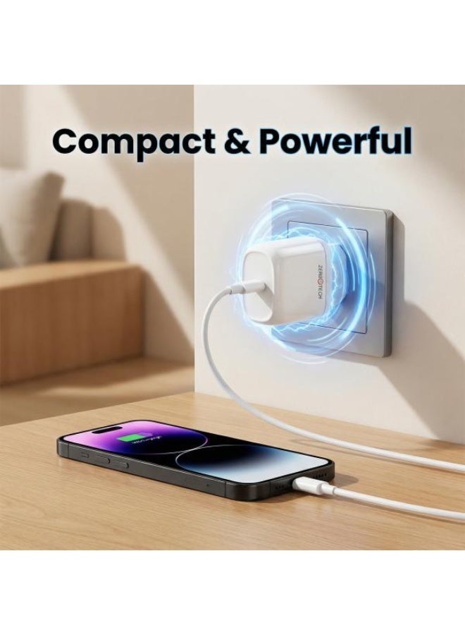 ZEROTECH ZPCCH-20  Wall Charger Type-C 20 W Fast Charging - Image 4
