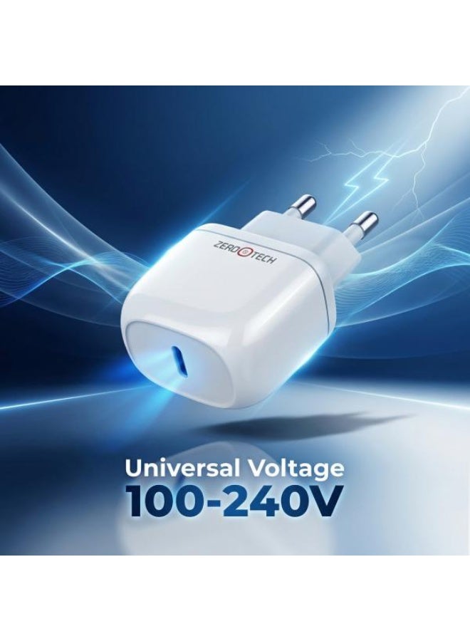 ZEROTECH ZPCCH-20  Wall Charger Type-C 20 W Fast Charging - Image 5