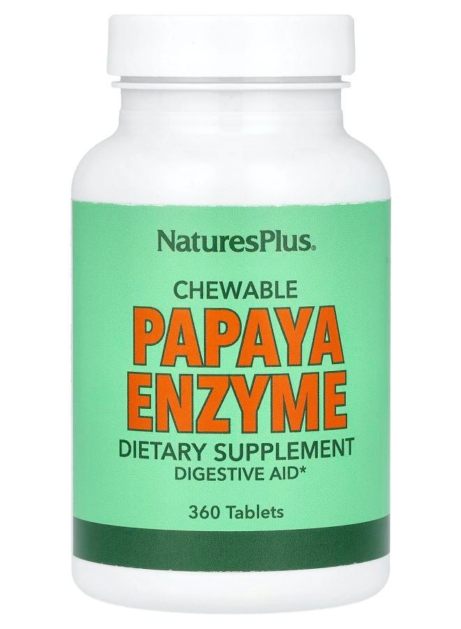 Chewable Papaya Enzyme  360 Tablets