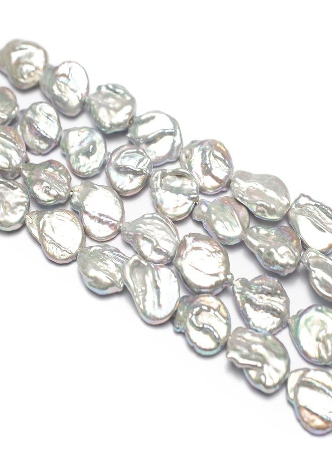 Zotoone Natural Irregular Cultured Freshwater Pearl Baroque Pearl Beads Loose Bead for DIY Women Pendants Earrings Jewelry Making 14.2 inch - Image 1