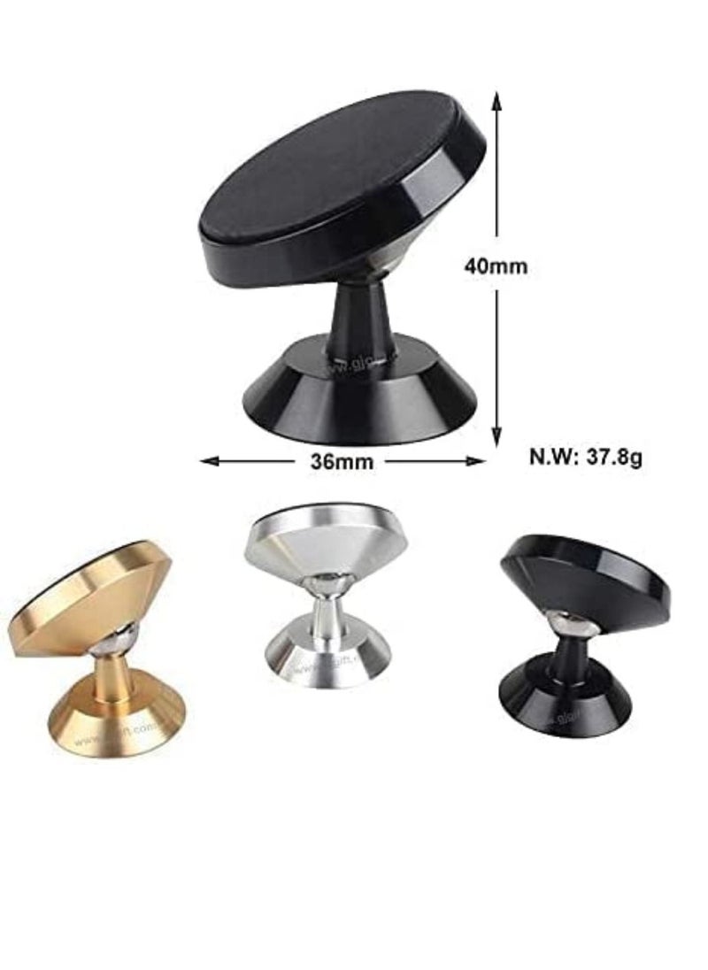 Yuwell - Universal Car Mount Holder Mobile Holder 360 Adjustable Rotation Cell Phone Holder Magnetic Compatible For All Mobiles And Smartphones - Image 1