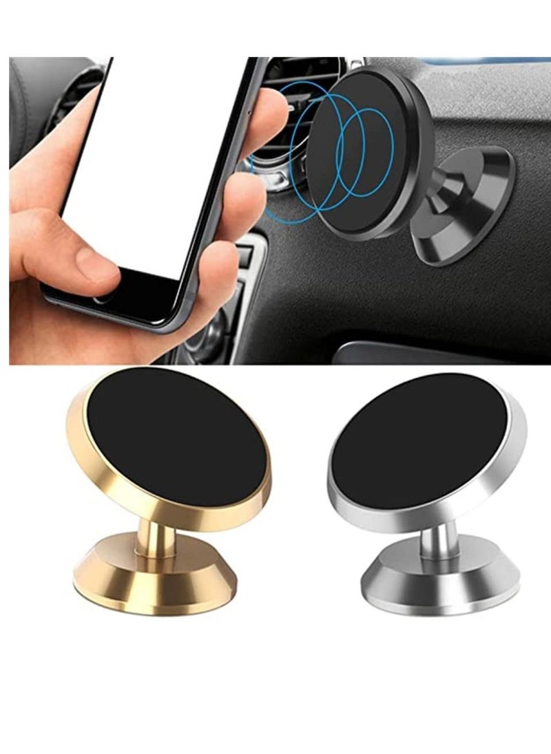 Yuwell - Universal Car Mount Holder Mobile Holder 360 Adjustable Rotation Cell Phone Holder Magnetic Compatible For All Mobiles And Smartphones - Image 1