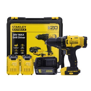STANLEY FATMAX SCD700D2KB1 20V 20Ah 13 mm Cordless Brushed Drill Machine Driver With 2x20Ah Liion Batteries and 1pc Charger 2 Speed Gearbox 2 Years Warranty - pzsku/ZD5A8DB5A15A2324F0911Z/45/1748265083/faa9dfb9-af8b-4184-a708-f9737d36a234