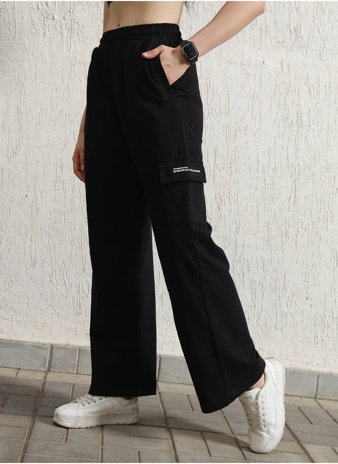 Hubberholme Black Pants For Women  - Image 3