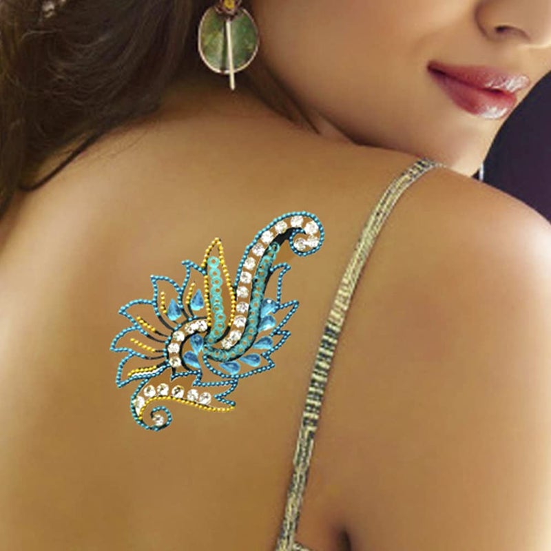 Comet Busters Body Jewel Glitter Stone Temporary Tattoo Body Sticker (BT002) - Image 5