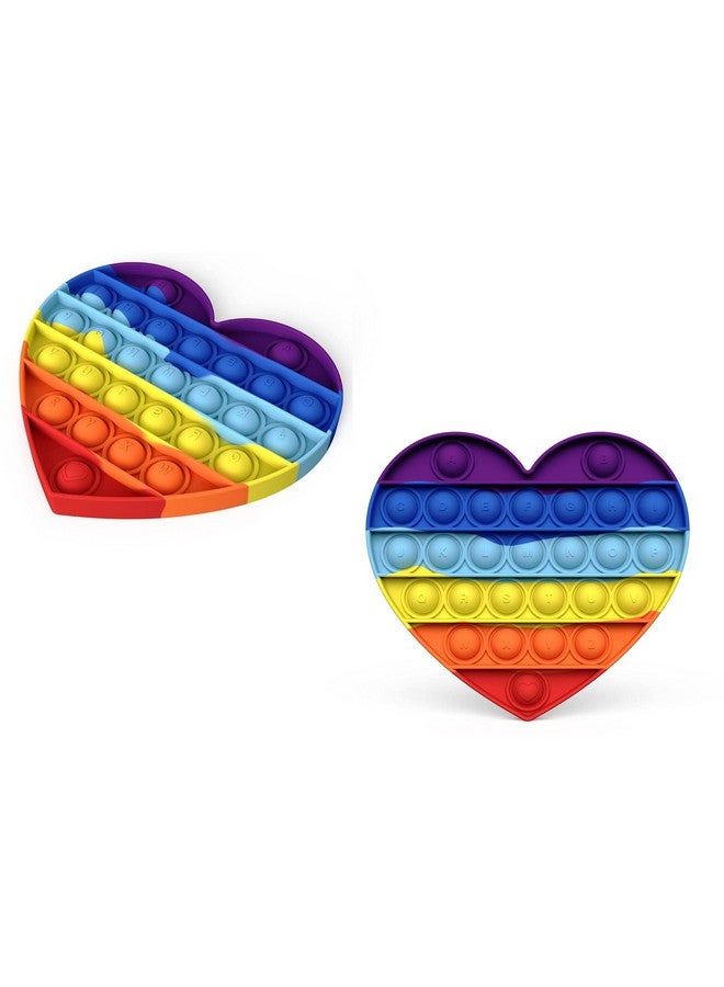 فنبلاست مجموعة FunBlast Pop it (عبوة من لعبتين Popit)، ألعاب أطفال، ألعاب فيدجيت، لعبة Pop it، لعبة Push Pop Bubble Fidget الحسية، لعبة تخفيف التوتر Fidget الحسية، هدايا مبتكرة للبنات والأولاد والأطفال (9) - Image 3
