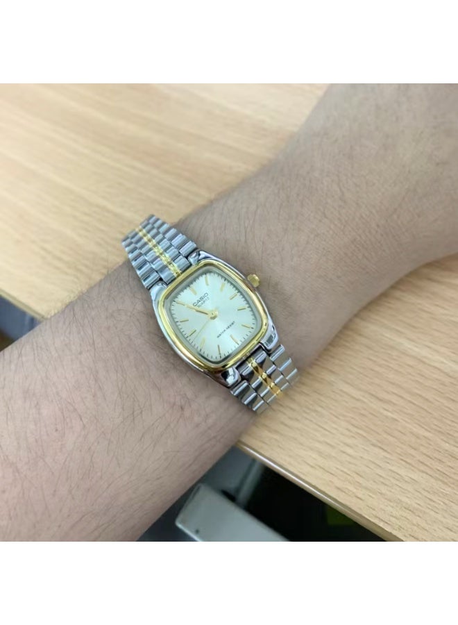 Casio LTP-1169G-9AR Women’s Gold-Tone Stainless Steel Analog Watch – Slim Classic Champagne Dial - Image 2