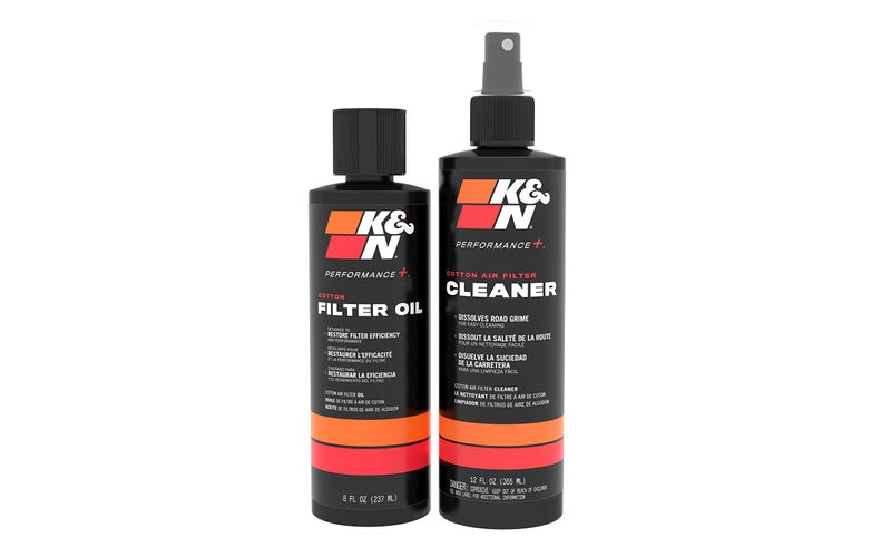 K&N Air Filter Cleaning Kit: Squeeze Bottle Filter Cleaner and Blue Oil Kit; Restores Engine Air Filter Performance; Service Kit-99-5050BL - Image 2