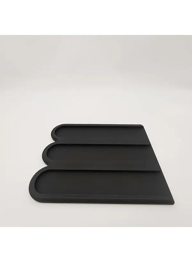 Black Self Adhesive Coffee Capsule Holder No Drill Space Saving Pod Storage Rack - Image 2
