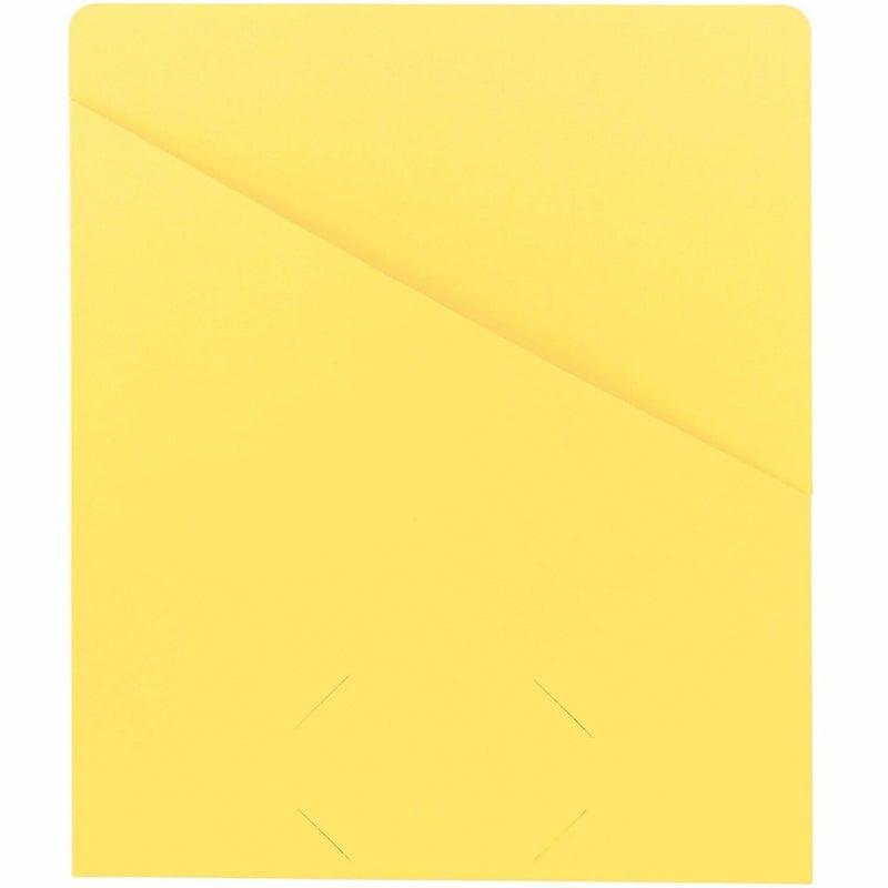 Smead Slash Jacket, Letter Size, Yellow, 25 per Pack (75434)