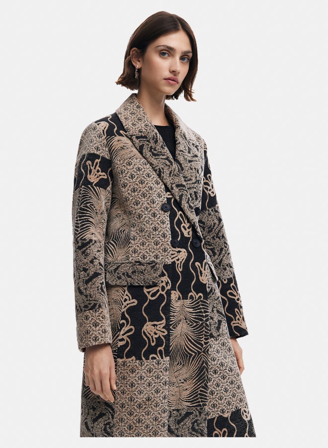 DESIGUAL Long patch coat  - Image 2