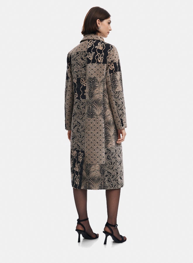DESIGUAL Long patch coat  - Image 4