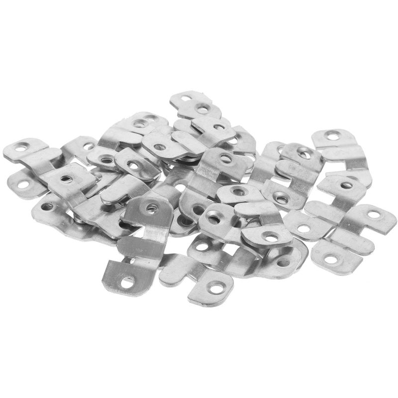 16 Pairs Heavy Duty Stainless Steel Interlocking Picture Hangers For Wall And Frame Mounting - Image 2
