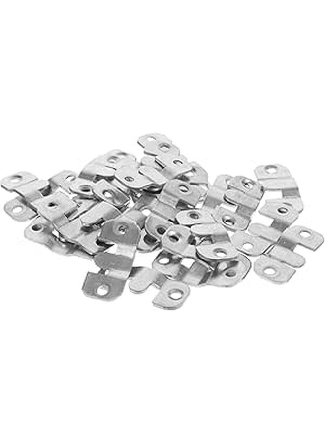 16 Pairs Heavy Duty Stainless Steel Interlocking Picture Hangers For Wall And Frame Mounting - Image 1
