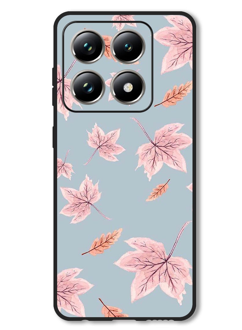 Theodor Case Compatible with Xiaomi 14T Pro Protection Shockproof Bumper Cover Autum Leaves - Image 1