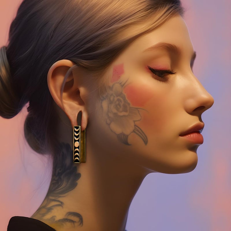 ERKUOO 2PCS Ear Weights for Heavy Plugs, Tunnels & Gauges - 2g(6mm) Ear Dangle Jewelry - Image 2