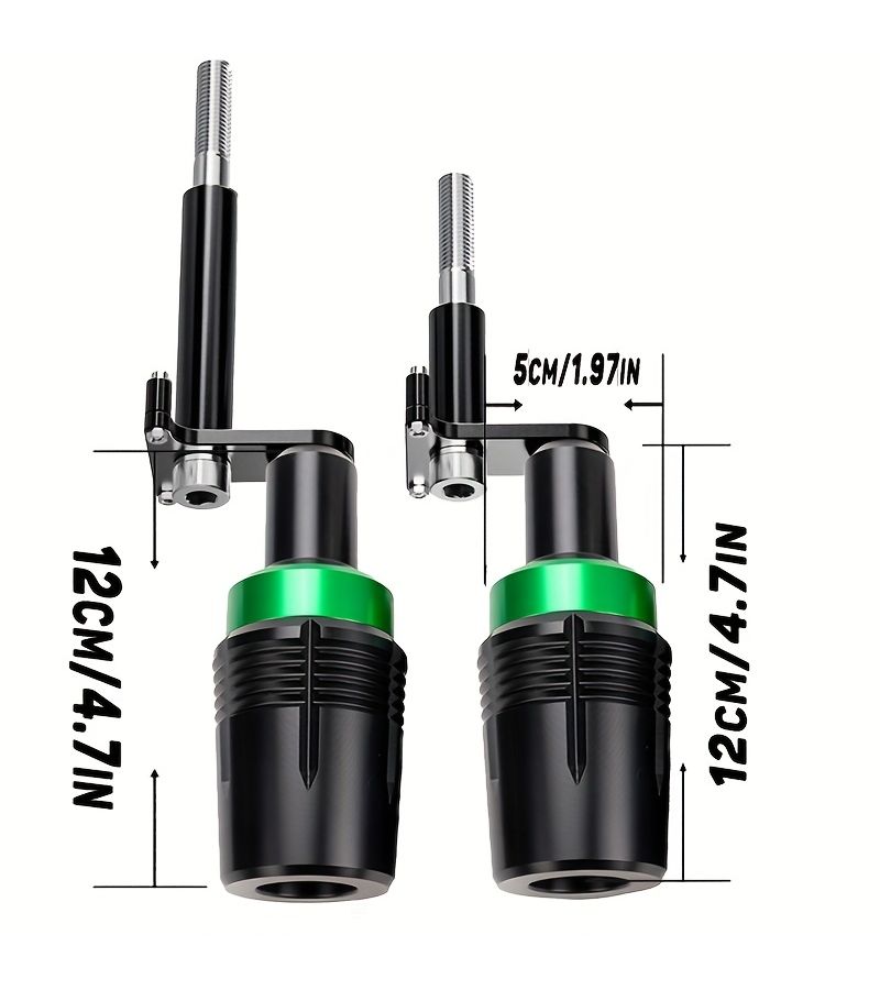Titanium Motorcycle Body Frame Anti Fall Engine Protection Ball Compatible With Kawasaki Ninja 400 Z400 Z500 Ninja500 - Image 3