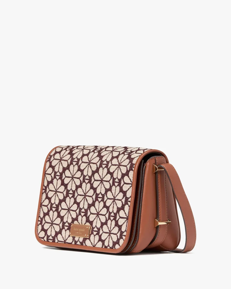 Kate Spade Spade Flower Jacquard Small Flap Crossbody