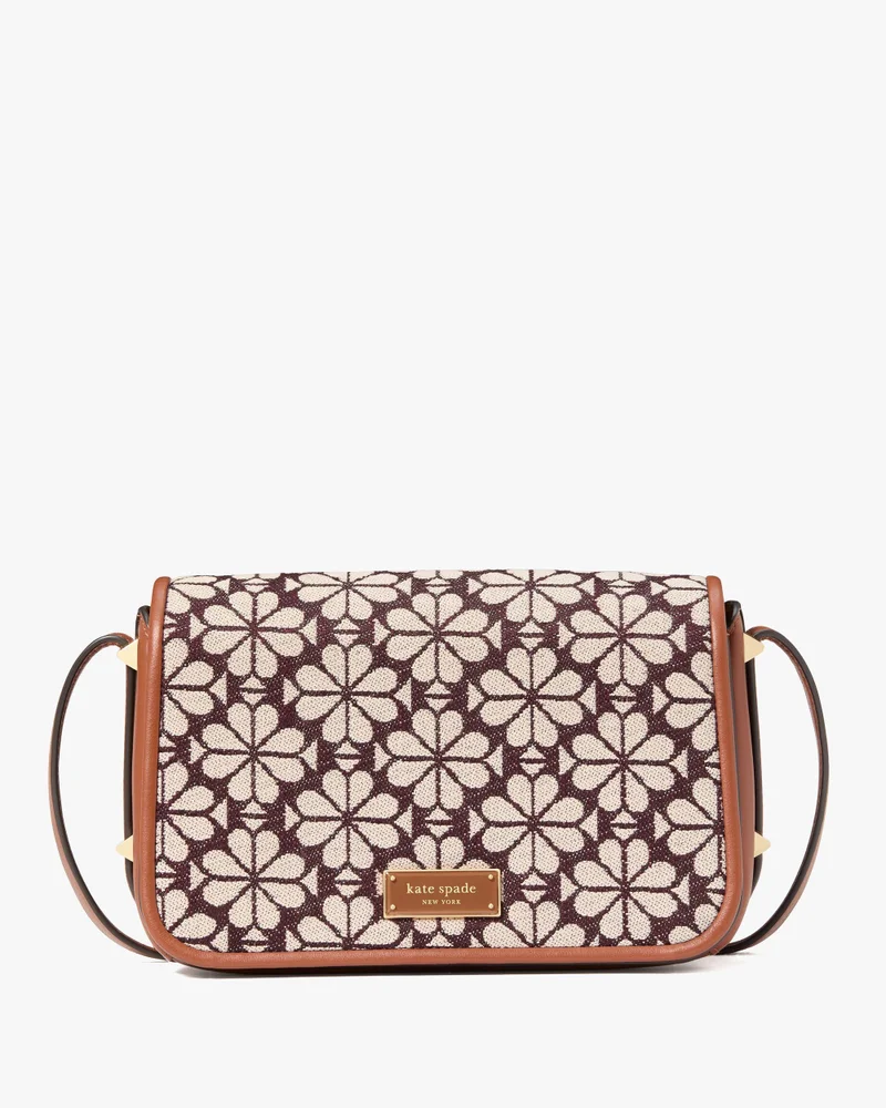 Kate Spade Spade Flower Jacquard Small Flap Crossbody