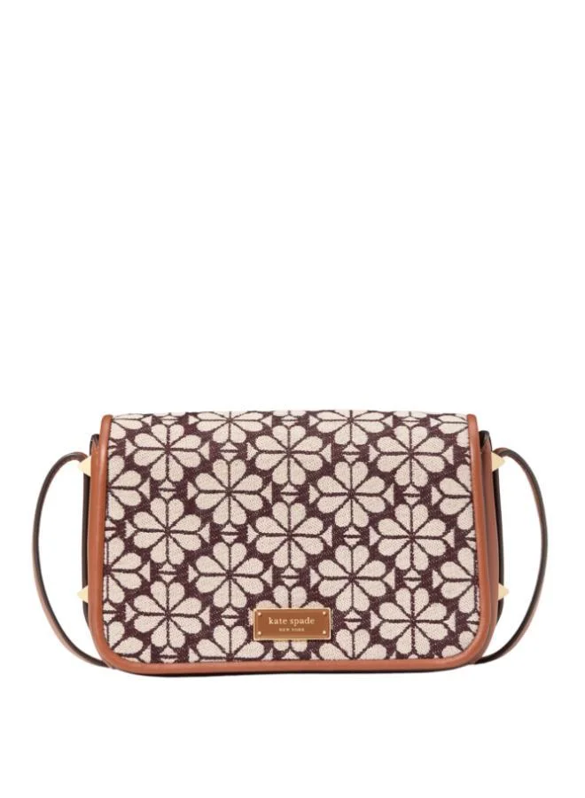 Kate Spade Spade Flower Jacquard Small Flap Crossbody