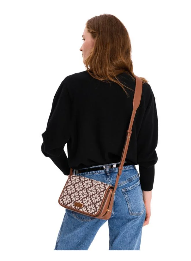Kate Spade Spade Flower Jacquard Small Flap Crossbody