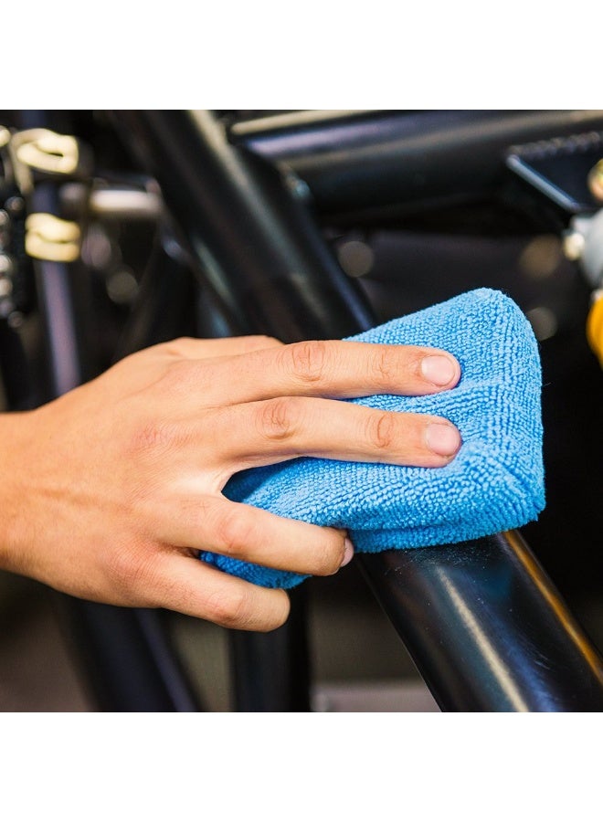 Premium Grade Microfiber Applicator Pads - 8 Pack Ultra-Soft Foam Core Pads for Wax, Sealant, Tire Dressing, Interior and Exterior Detailing, Car and Motorcycle Care - Image 5