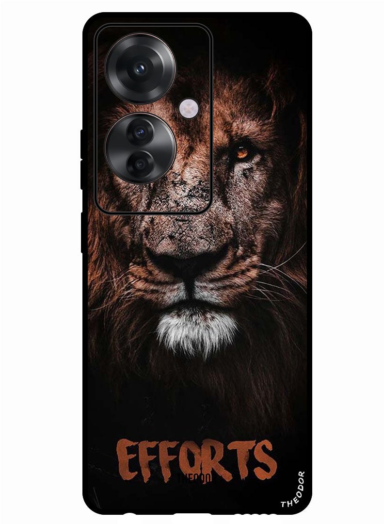 Theodor Protective Case Anti Scratch Shock Proof Bumper Cover For Oppo Reno 11F Efforts - Image 1