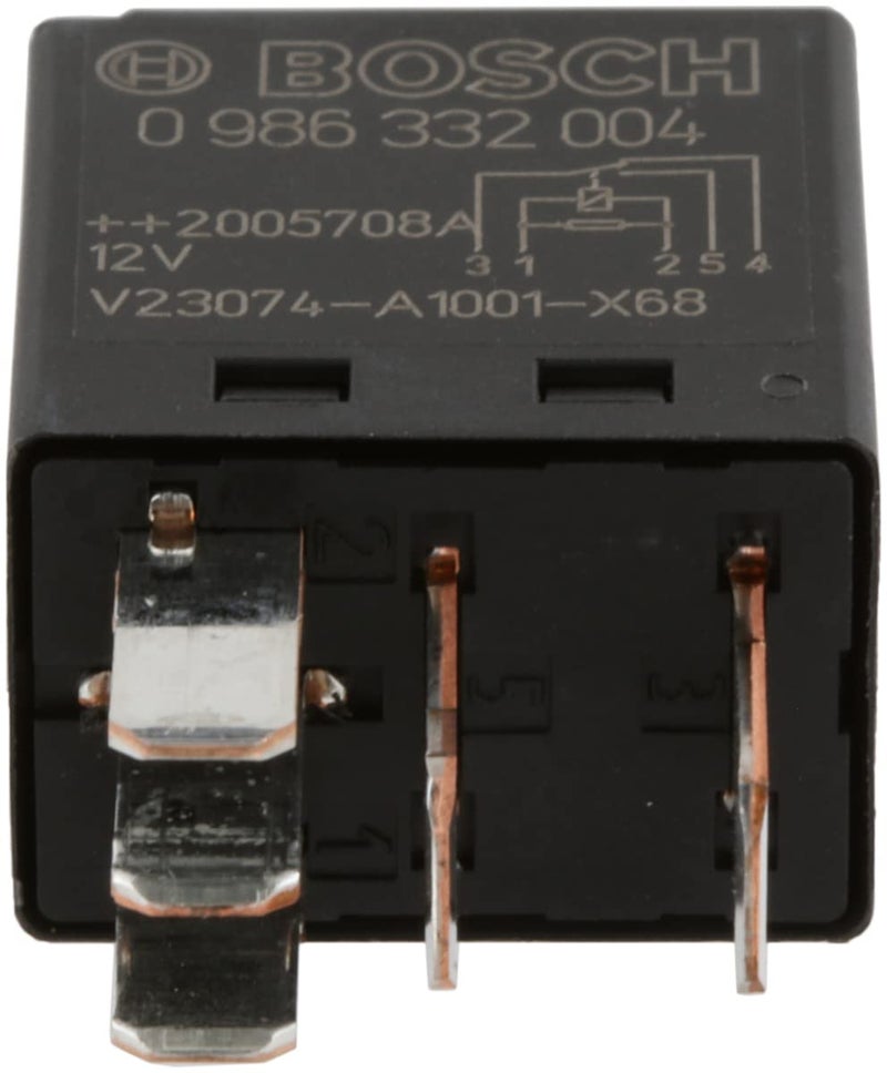 Bosch 0986332004 Mini Relay 12V 60A, IP5K4, Operating Temperature from -40 Degree to 85 Degree C, 4 Pin Relay - Image 2