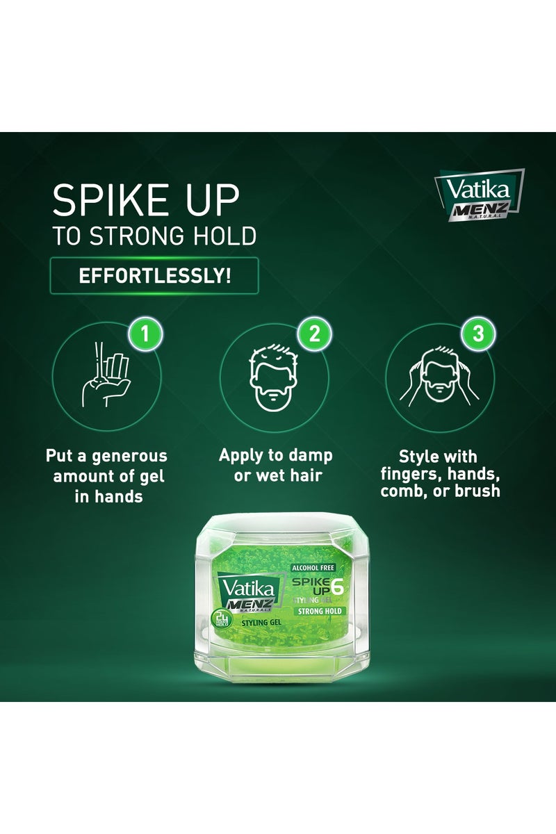Vatika Naturals Menz Strong Hold Hair Gel Pack of 2 2x250ml - Image 5