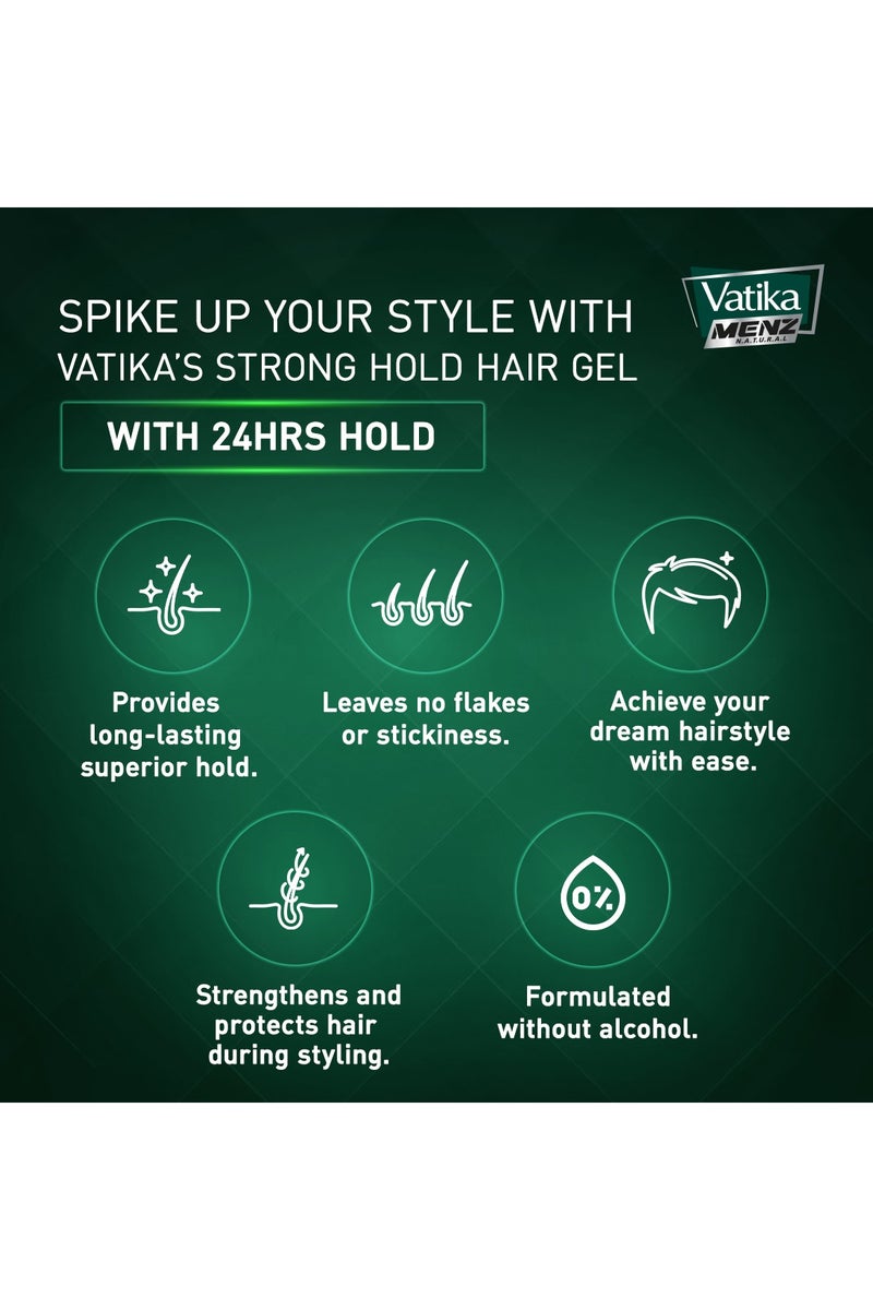Vatika Naturals Menz Strong Hold Hair Gel Pack of 2 2x250ml - Image 3