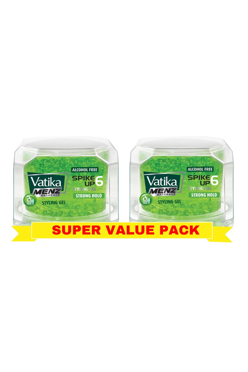 Vatika Naturals Menz Strong Hold Hair Gel Pack of 2 2x250ml - Image 1