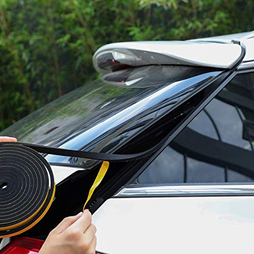 G-Charge High Density Self Adhesive(Strong Unique Grid) 'EPDM' Foam Seal Tape, Weather Stripping Doors and Window Insulation Soundproofing (1/2"(W) x 1/4"(T) x 5 Mtr.(L), 1) - Image 5