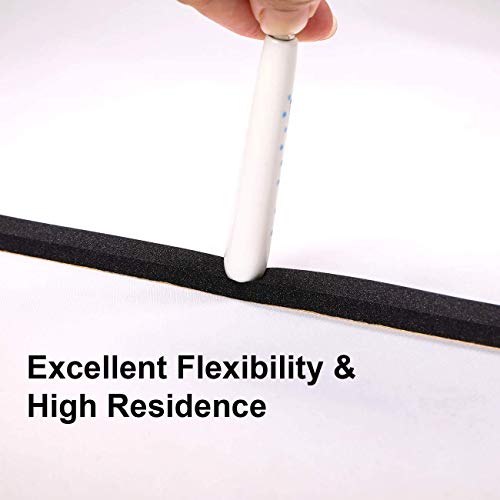 G-Charge High Density Self Adhesive(Strong Unique Grid) 'EPDM' Foam Seal Tape, Weather Stripping Doors and Window Insulation Soundproofing (1/2"(W) x 1/4"(T) x 5 Mtr.(L), 1) - Image 4