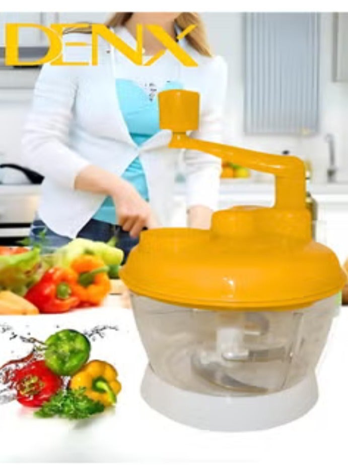 Denx Multi-purpose Manual Vegetable Chopper and Slicer Food Chopper, Fruit and Vegetable Chopper, Manual Meat Chopper, Vegetable Chopper Dinx DX 2527 - Image 1