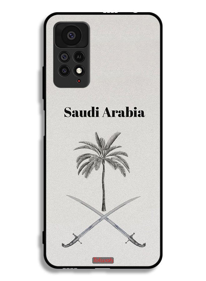 Tolwak Xiaomi Redmi Note 11 Pro 5G Protective Case Cover Kingdom Of Saudi Arabia Sign Art - Image 2