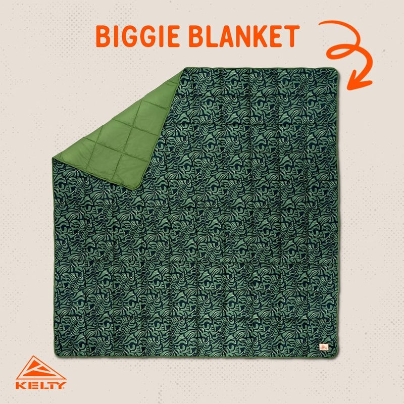 Kelty Kelty  Biggie Blanket Fern  Lightweight Cozy Oversized 2P Blanket  Queen  - Image 2
