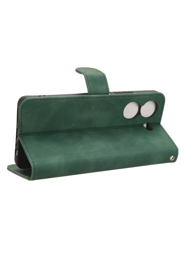 erorex Case For Tecno Pova 5 Skin Feel Magnetic Flip Leather Phone Case - Image 5