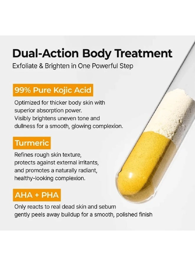 Dr. Melaxin Peel Shot Kojic Acid Turmeric Exfoliating Body Spray 200ml – Advanced Body and Foot Care Formula with Kojic Acid, Turmeric and Niacinamide for Smoother, Brighter, More Radiant-Looking Skin - Image 5