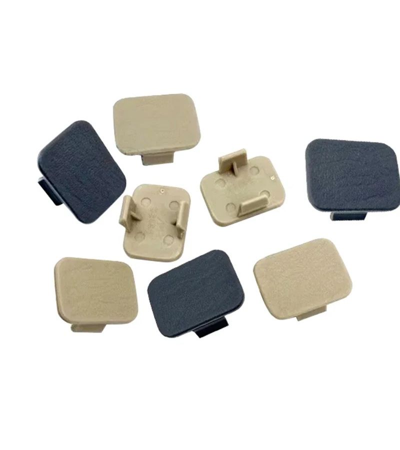 Set Of 2 Beige Decorative Caps For Screw Holes In Rear Seat Carpet Of Toyota Land Cruiser Prado 120 Model Years 2003 To 2009 Part Number 58649 60010 - Image 3