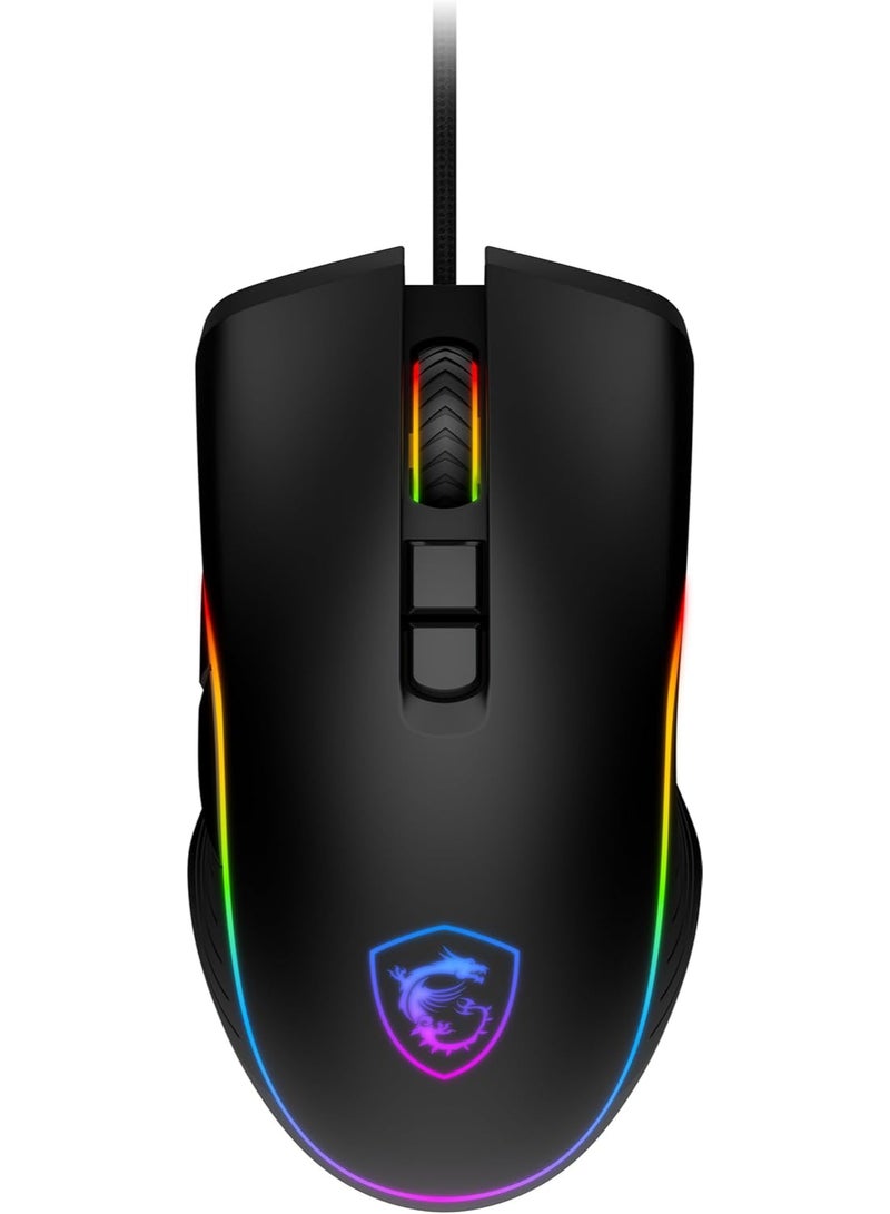 جايمنغ MSI Forge GM300 Lightweight Gaming Mouse Black - Image 1