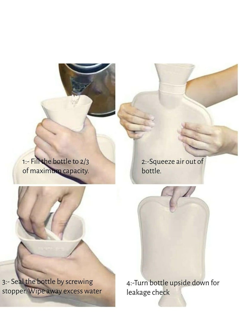 Lifenpure - Lifenpure™ Hot Water Bag 2 Liter with Knit Cover - Image 1