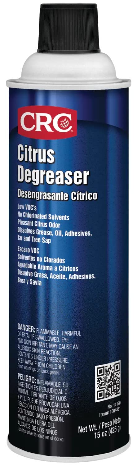 CRC Citrus Degreaser 14170 – 15 Wt Oz., Heavy Duty Citrus Degreaser For Removing Grease and Oil - Image 1