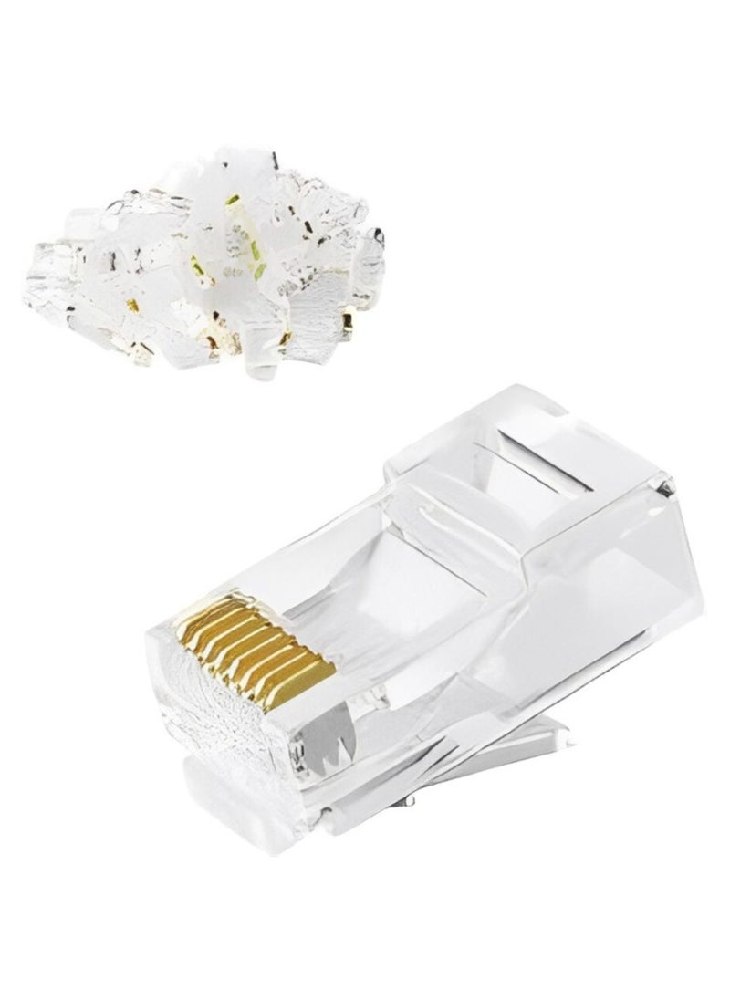 FS-RJ45-01 Fujistar Network Connector – High-Quality RJ45 Modular Plug for Ethernet and Network Cables Ideal for Secure Data Connections