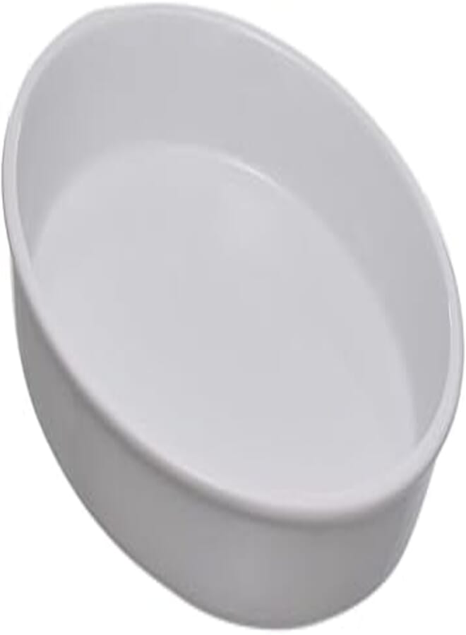 Porland Porcelain Round Oven Dish 26Cm Unique Elegant Design - White